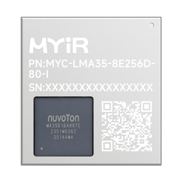 MYC-LMA35-8E256D-80-I MYIR Tech Limited MYIR Tech Limited Module intégré Nuvoton MA35D1
