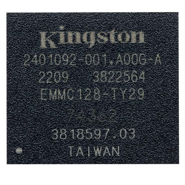EMMC128-TY29-5B102 Kingston Technology IC-Speicher FLASH 1TBIT EMMC 153FBGA