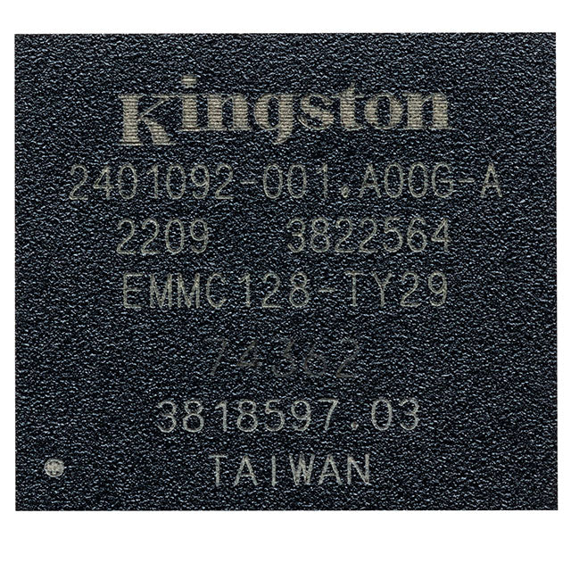 EMMC128-TY29-5B111 Kingston Technology IC-Speicher FLASH 1TBIT EMMC 153WFBGA