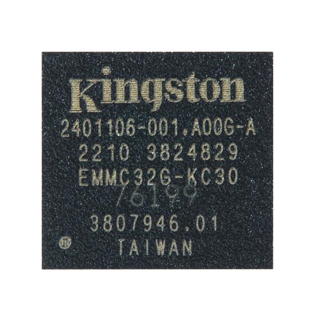 EMMC32G-KC30-01B01 Kingston Technology IC-Speicher FLASH 256 GBIT EMMC 153 VFBGA