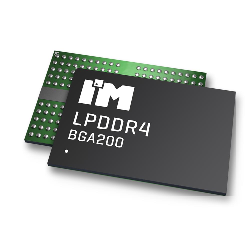 IME8G32L4HADG-062I Intelligent Memory Ltd. IC Memory ECC LPDDR4, 8GB, 1.1V, 256MX32,