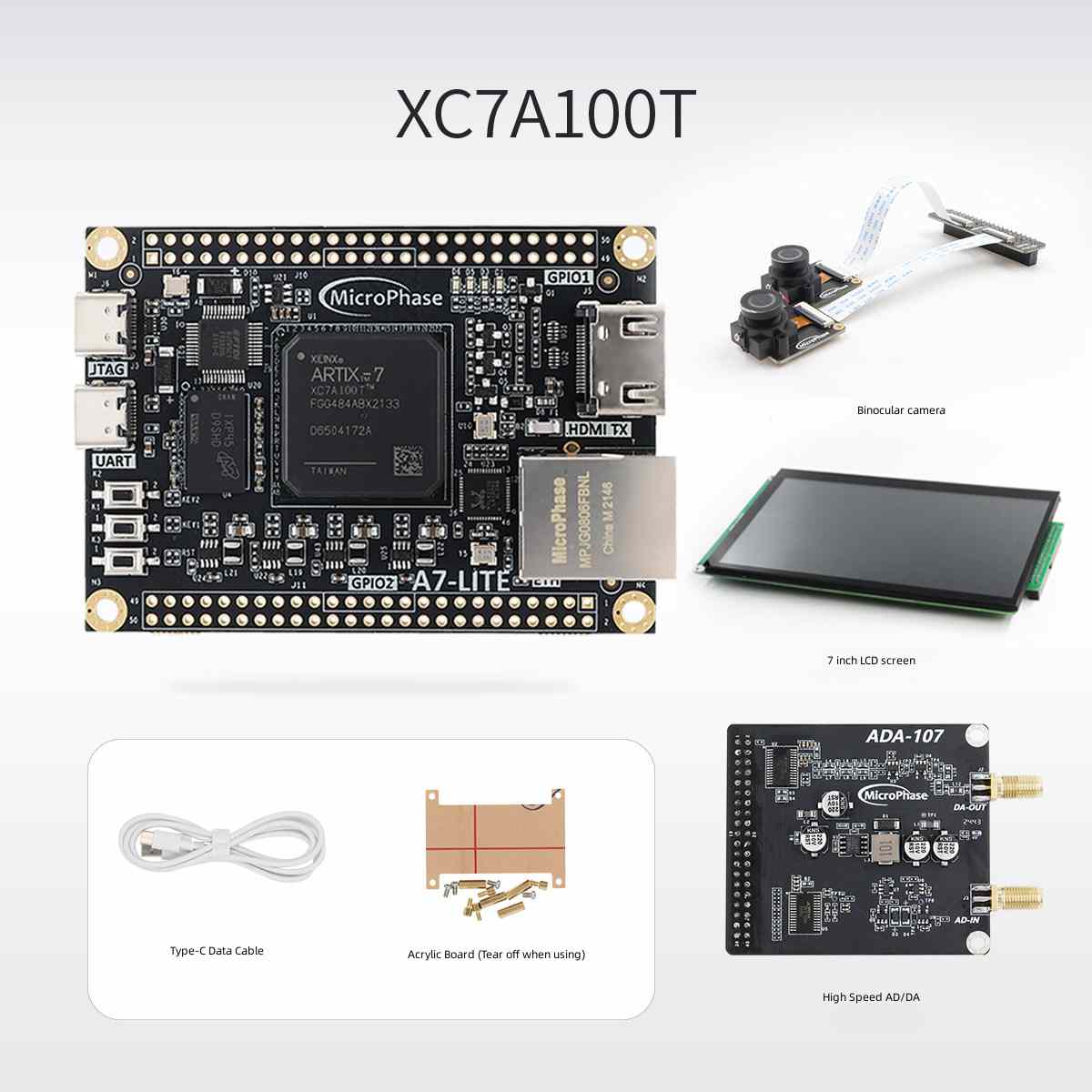 XC7A100T-2FGG484I AMD IC FPGA 285 I/O 484FBGA