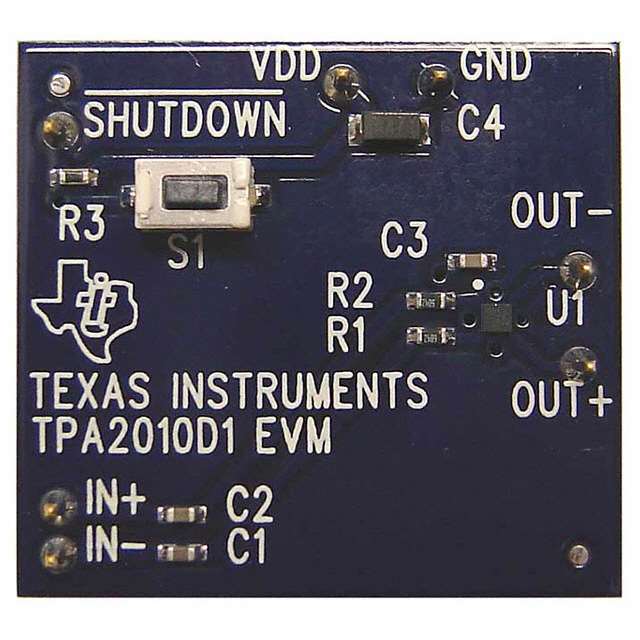 TPA2010D1YEFT Texas Instruments IC AA AMP CLASS D MONO 2.5W 9DSBGA