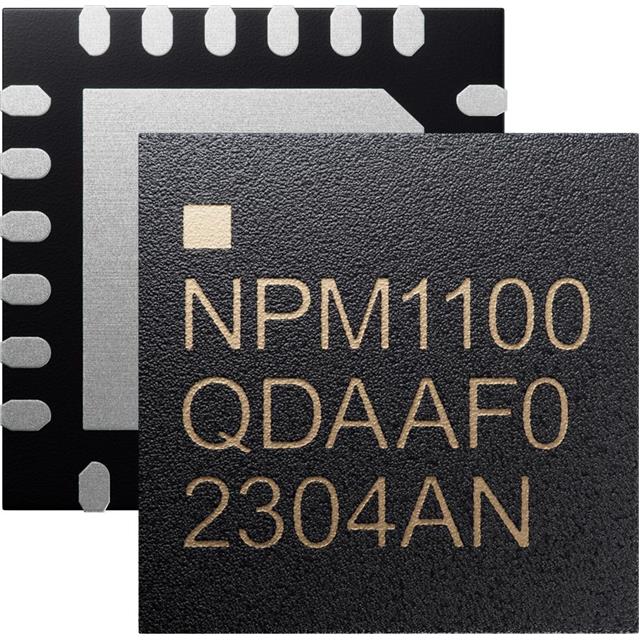 NPM1100-QDAB-R Nordic Semiconductor ASA IC BM POWER MANAGEMENT QFN24 VTERM4 Original Authentic IC Component