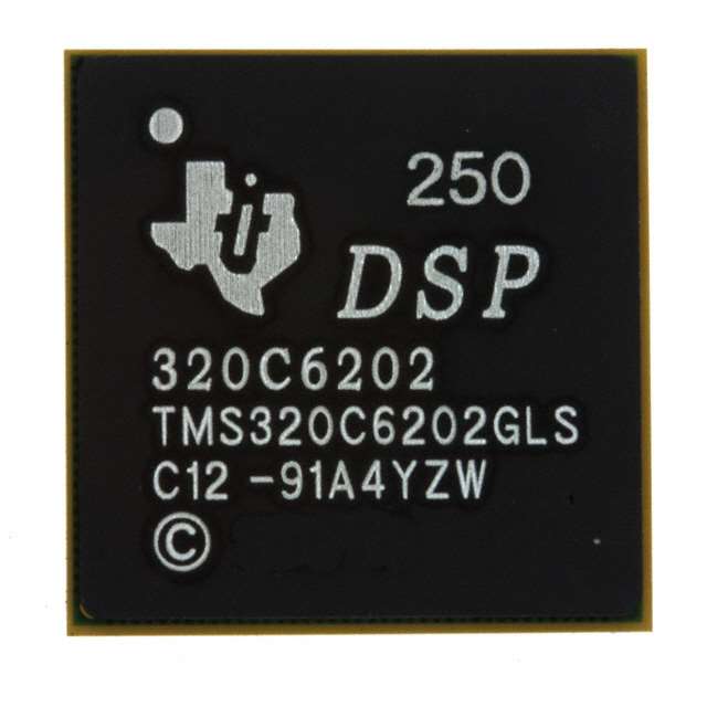TMS320C6202GLS250 Texas Instruments Texas Instruments Circuit intégré DSP à virgule fixe 384-BGA Original Authentic IC Component