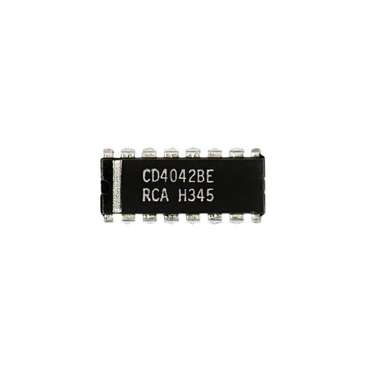 CD4042BE IC Latches QUAD D LATCH 16-DIP Digital Latch ICs - Transparent & Gated Logic Memory IC by Texas Instruments
