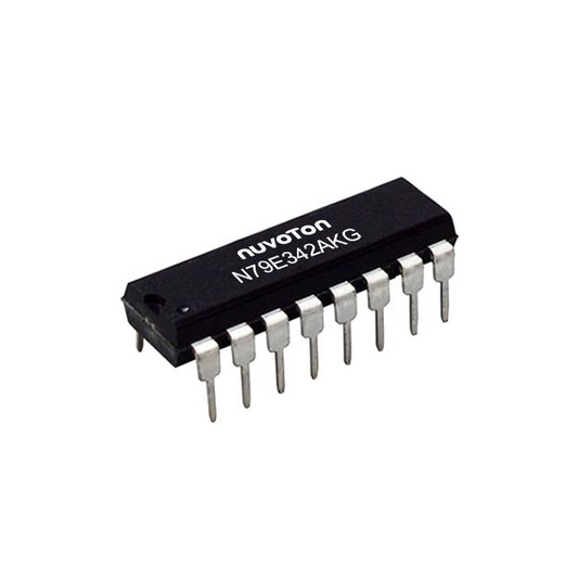 N79E342AKG IC MCU 8BIT 2KB FLASH 16DIP Nuvoton Technology Corporation - High-Reliability Microcontrollers & ICs IC by Nuvoton Technology Corporation