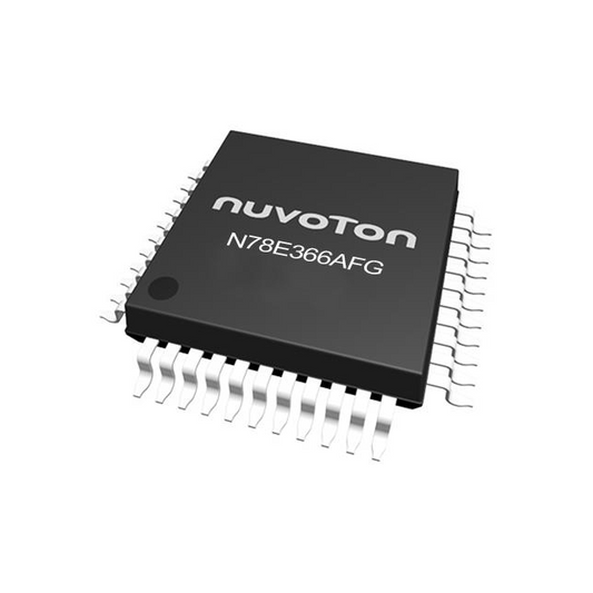 N78E366AFG IC MCU 8BIT 64KB FLASH 44QFP Nuvoton Technology Corporation - High-Reliability Microcontrollers & ICs IC by Nuvoton Technology Corporation