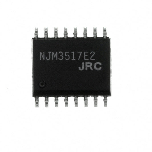 NJM3517E2 Contrôleur de moteur IC MDC unipolaire 16 EMP Circuits intégrés de commande et de contrôle de moteurs - Solutions pour moteurs à balais, pas à pas et BLDC IC by Nisshinbo Micro Devices Inc.