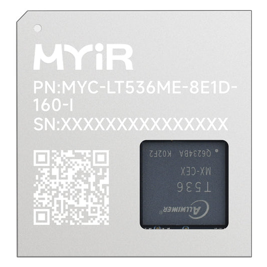 MYC-LT536ME-16E2D-160-I Module de circuit intégré Allwinner T536 MYIR Tech Limited - Circuits intégrés de semi-conducteurs haute fiabilité et de gestion de l'alimentation IC by MYIR Tech Limited
