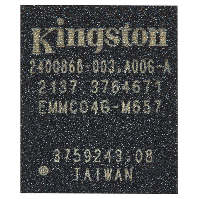 EMMC04G-M657-K03U Kingston IC-Speicher FLASH 32 GBIT EMMC 153FBGA