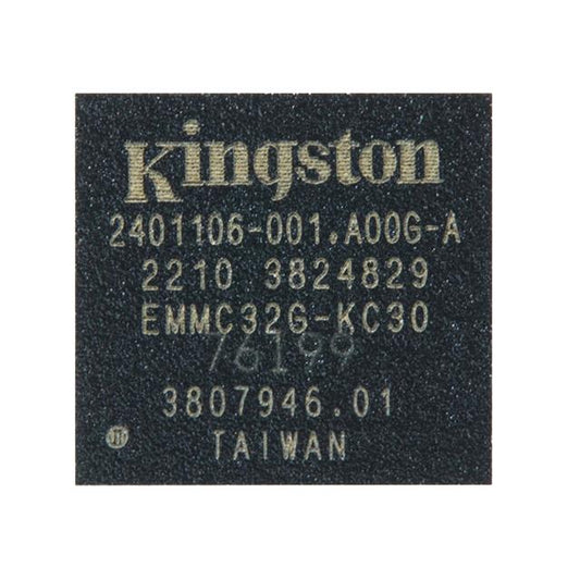 EMMC32G-KC30-01B01 IC-Speicher FLASH 256 GBIT EMMC 153 VFBGA Kingston Technology Speicherlösungen IC by Kingston Technology