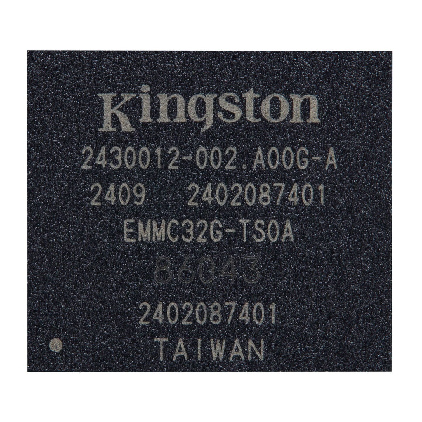 EMMC32G-TS0A-01002 Kingston Technology Circuit intégré mémoire flash eMMC 256 Gbit 153FBGA