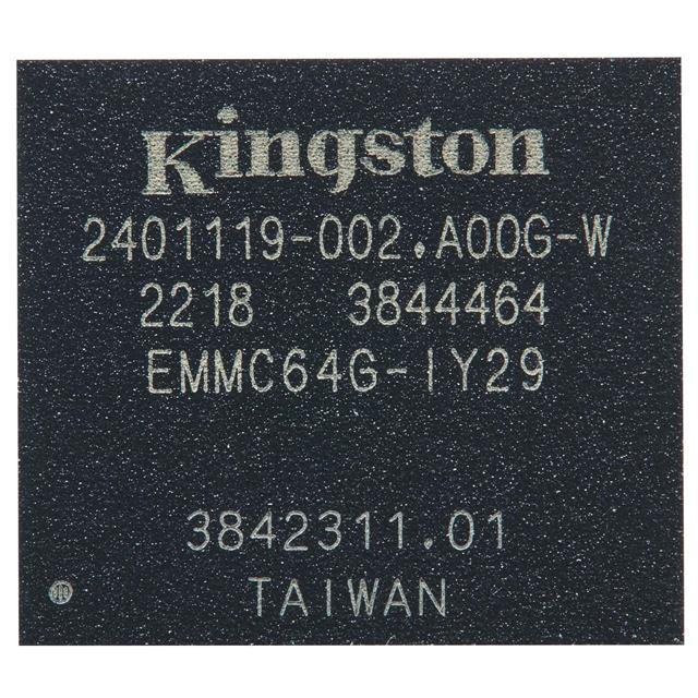 EMMC64G-IY29-5B102 Kingston Technology IC-Speicher FLASH 512 GBIT EMMC 153FBGA Original Authentic IC Component