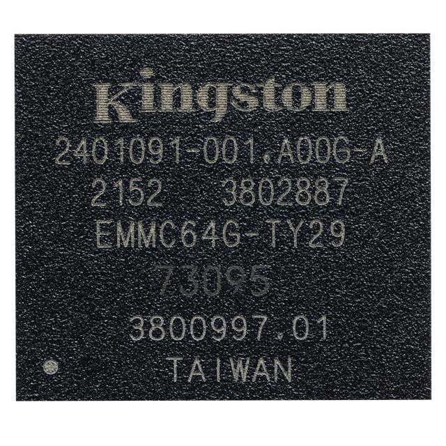 EMMC64G-TY29-5B102 Kingston Technology IC-Speicher FLASH 512 GBIT EMMC 153FBGA Original Authentic IC Component