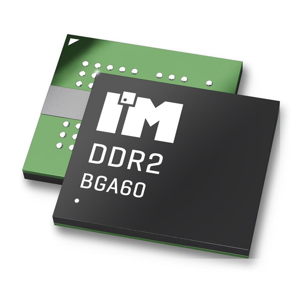 IM2G08D2DBBG-25 Intelligent Memory Ltd. IC-Speicher DDR2 2 GB, 1,8 V, 256MX8, 400 MHz (