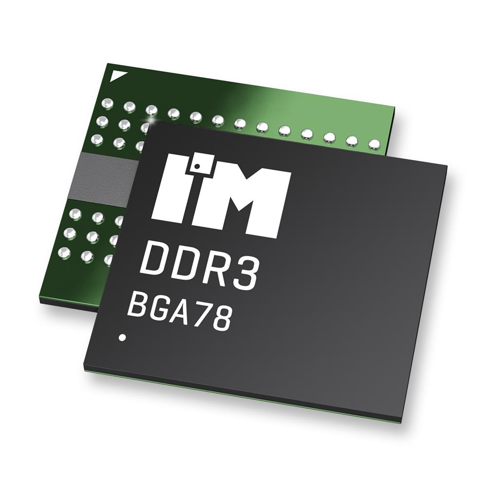 IM8G08D3FFBG-107 Intelligent Memory Ltd. IC Memory DDR3 8GB, 1.35V/1.5V, 1GX8 (1CS)