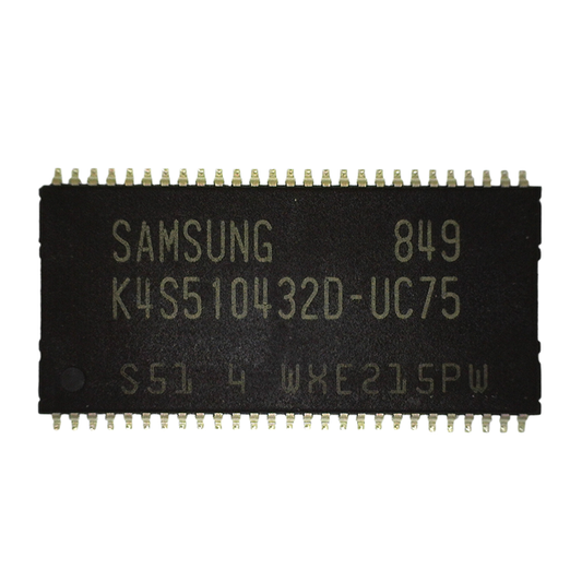 K4S510432D-UC75T00 Circuit intégré de mémoire DRAM 512 Mbits LVTTL 54TSOP II Samsung Semiconductor, Inc. - Composants haute fiabilité IC by Samsung Semiconductor, Inc.