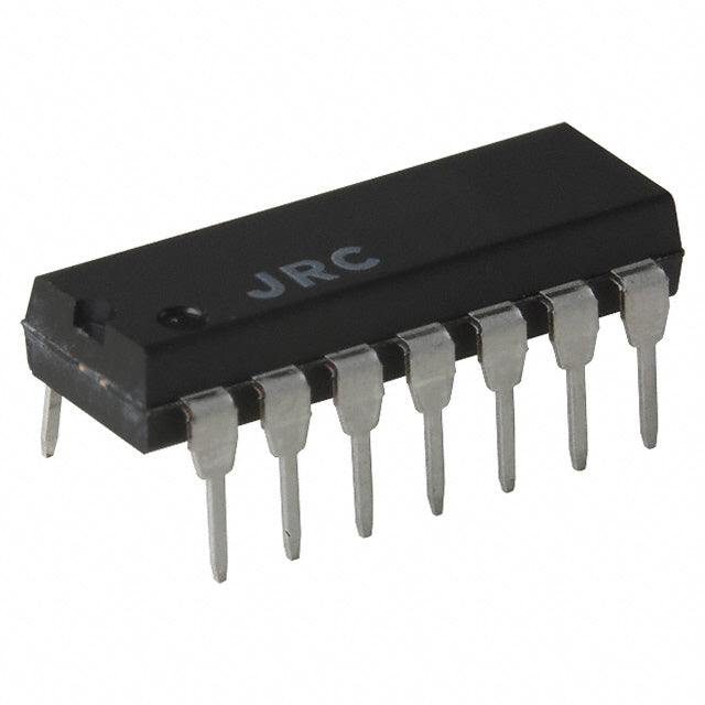 NJM2384D Nisshinbo Micro Devices Inc. Circuit intégré VRDCDCSR régulateur abaisseur 2,5 V 200 mA boîtier DIP 14 broches