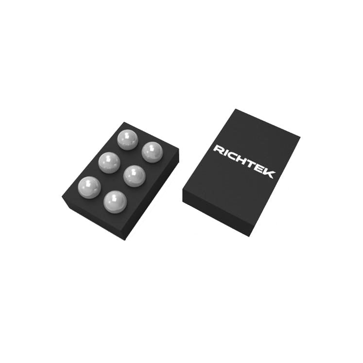 RT5713-K1WSC(2) Richtek USA Inc. IC VRDCDCSR REG BUCK 0.8V/1.8V 6WLCSP