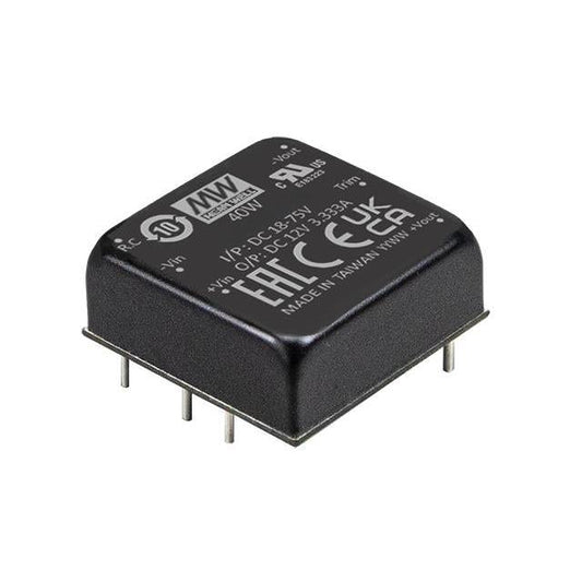 SKMW40G-12 Circuit intégré VRDCDCSR 40 W ; 18-75 V ; 12 V ; sortie à 3 333 mA, 1 pouce* MEAN WELL USA Inc. Alimentations et pilotes de LED IC by MEAN WELL USA Inc.